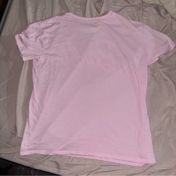 Barbie Pink Top with White Script - Picture 2 of 3